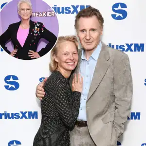 Jamie Lee Curtis Shows Support for 'Beautiful' Pamela Anderson and Liam Neeson
