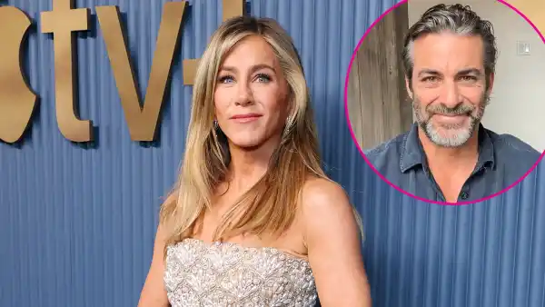 Jennifer Aniston Sweetly Supported by Boyfriend Jim Curtis at Event 2172283688