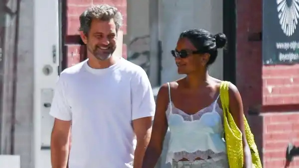 Joshua Jackson and Simone Ashley New York City