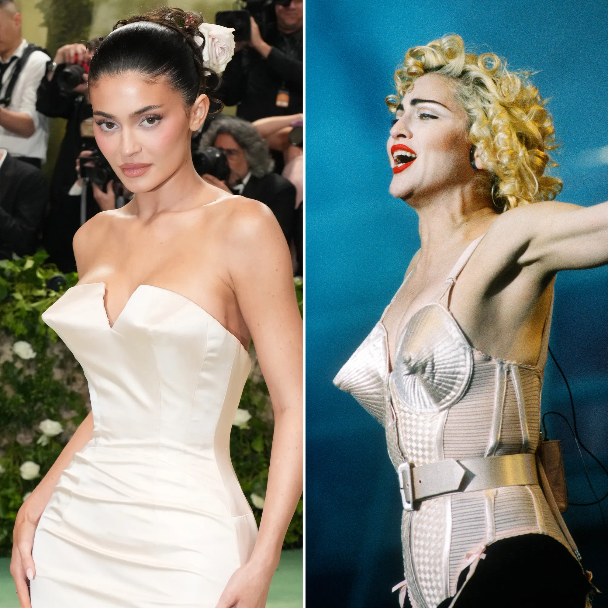 Kylie Jenner Recreates Madonna Look