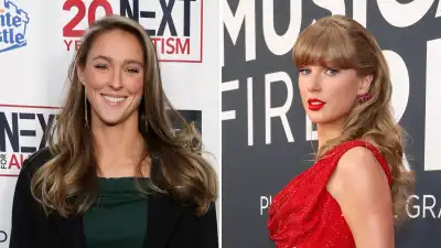 Kylie Kelce Reacts to Travis Kelce and Taylor Swifts Engagement