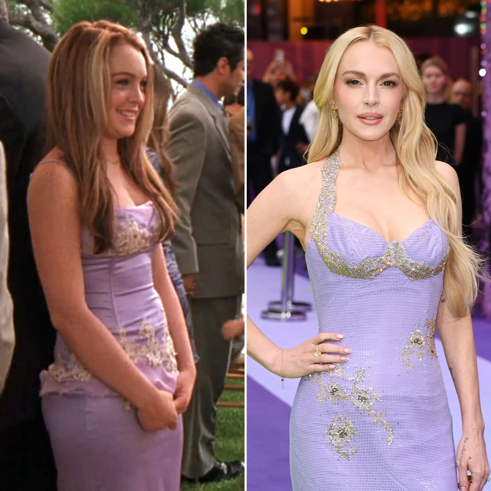 Lindsay Lohan Freaky Friday Wedding Scence Red Carpet Freakier Friday