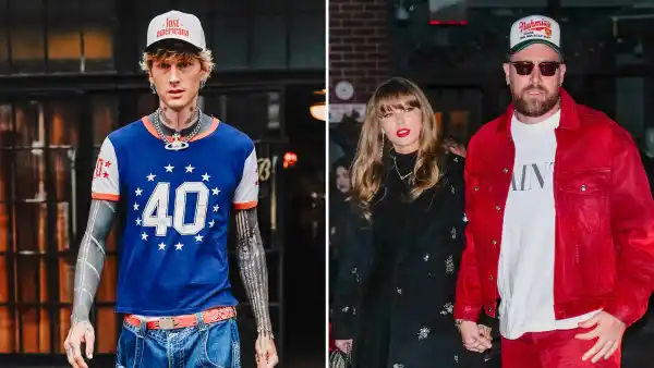 MGK Reveals Conversation With Taylor Swift From Travis Kelces Super Bowl Suite