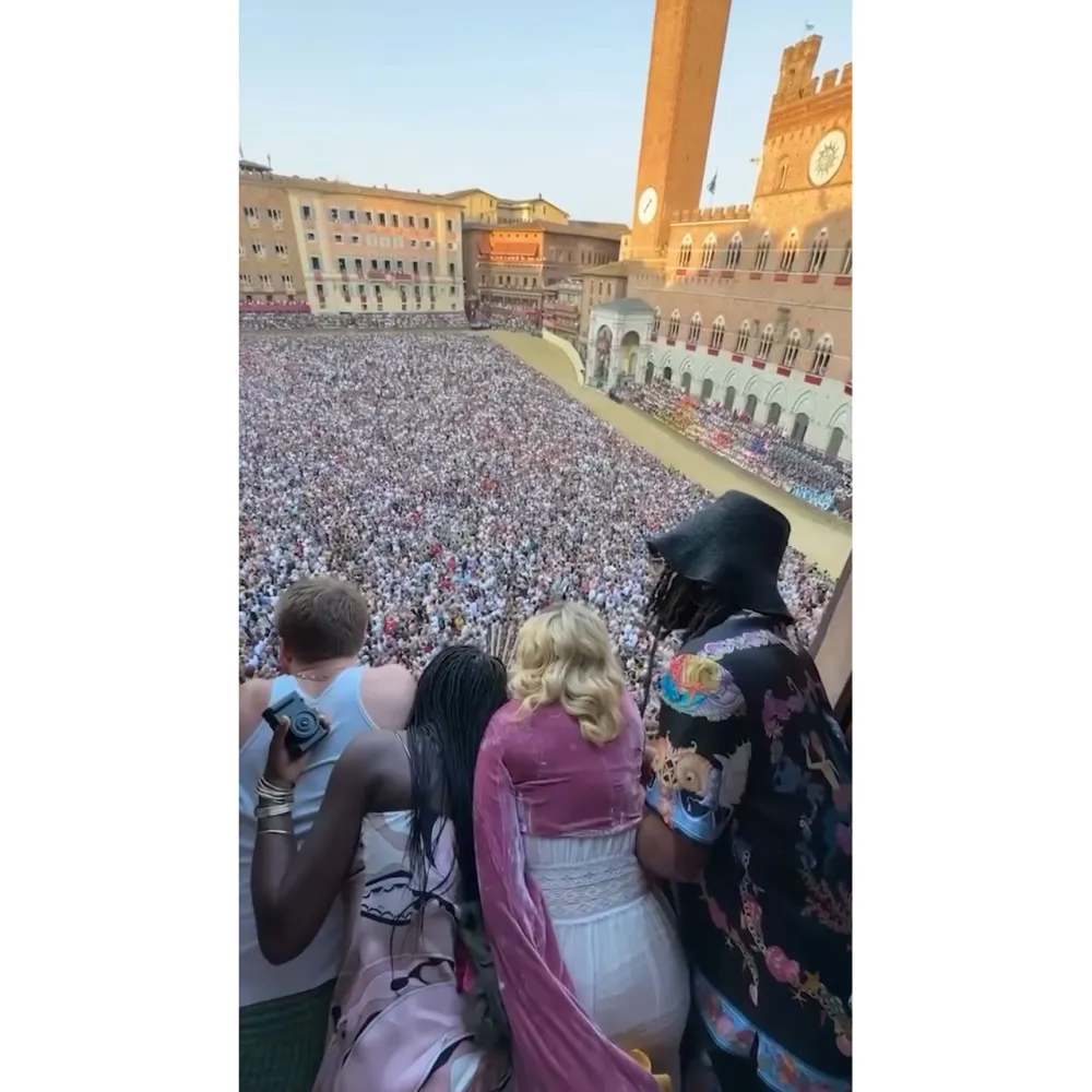 Madonna Stuns in a Corseted Look While Ringing in 67th Birthday in Italy