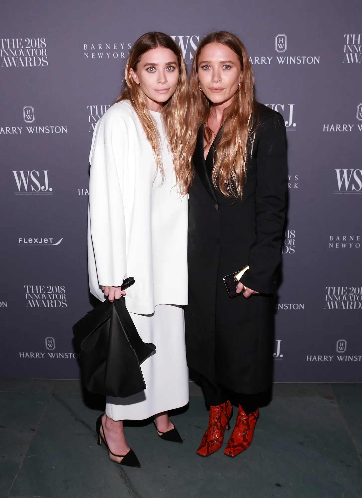 Mary Kate and Ashley Olsen Show Off Low-Key Fashion While Working at Their NY Store