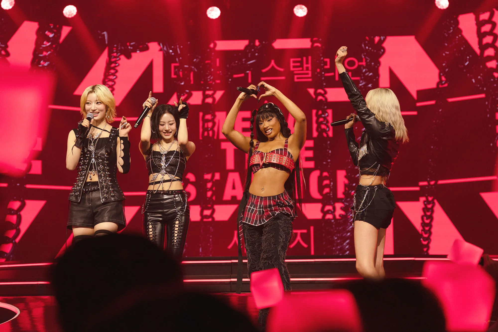 Megan Thee Stallion and BILLLIE KPOPPED Credit Apple TV