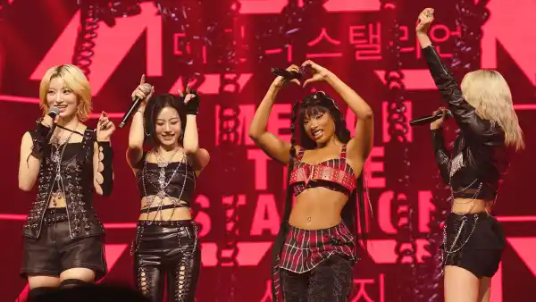 Megan Thee Stallion and BILLLIE KPOPPED Credit Apple TV