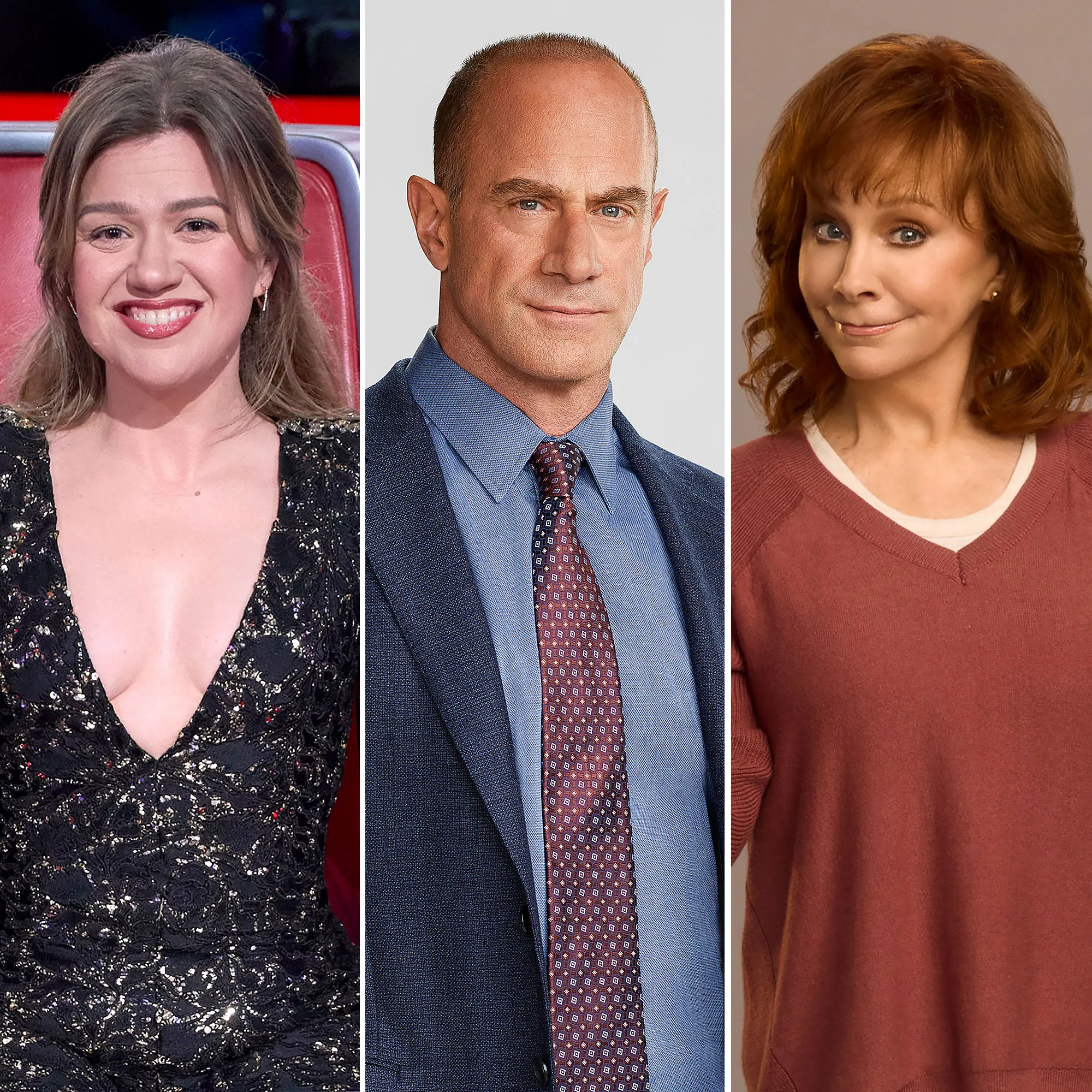 NBC Fall Schedule for New Returning Shows Kelly Clarkson The Voice Season Chris Meloni Law and Order Organized Crime Reba McEntire Happys Place