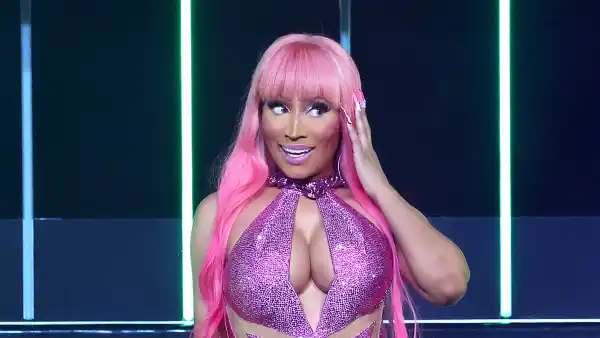 Nicki Minaj Jokes About Her Dress Being Too Short After Trying Viral Stiletto Challenge feature