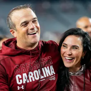 FEATURE South Carolina Coach Shane Beamer Defends Wife Emily Beamer Cookie Baking Skills After Controversy