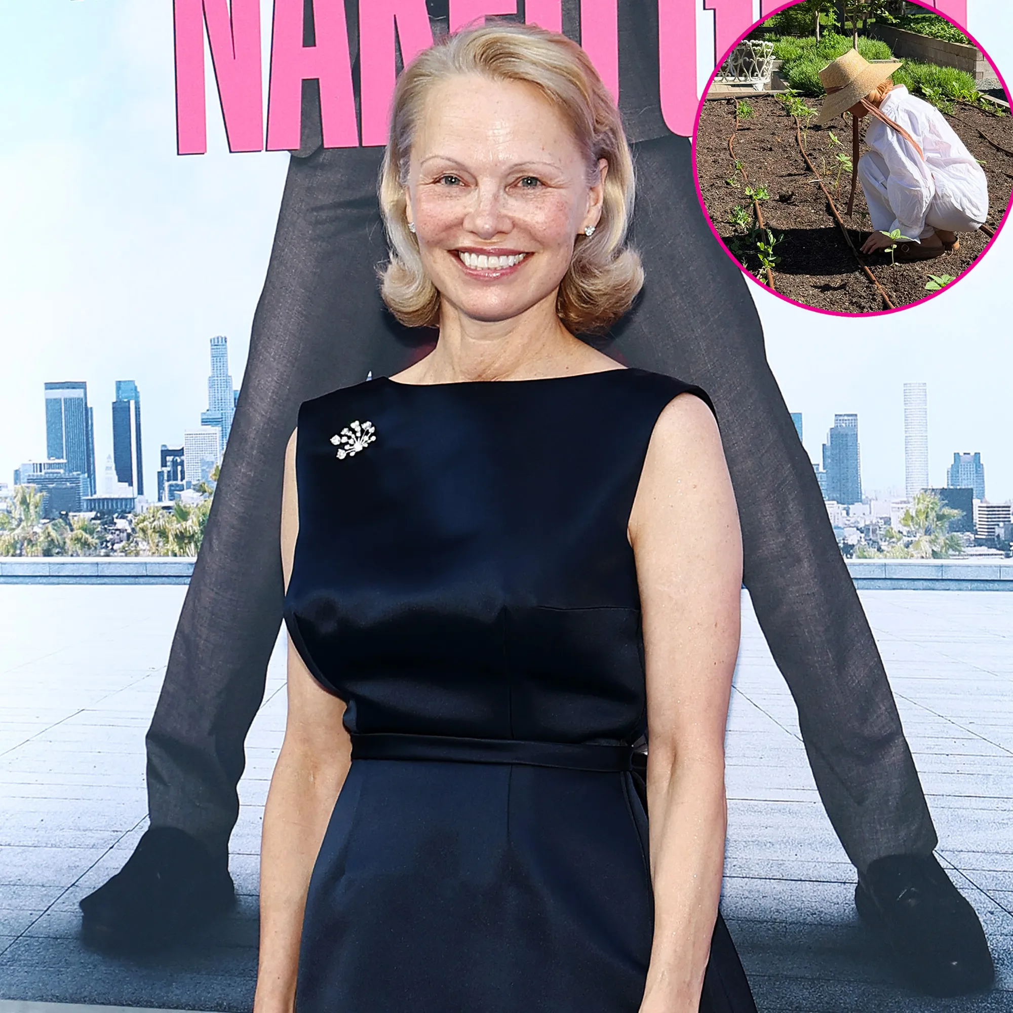 Pamela Anderson Garden Photos