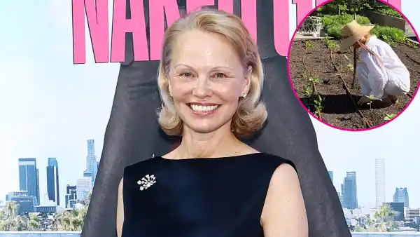 Pamela Anderson Garden Photos