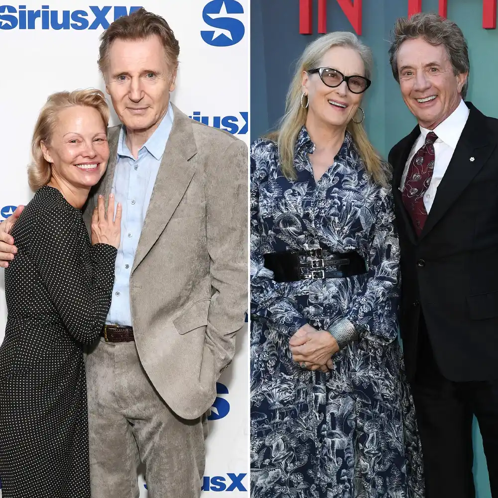 Pamela Anderson and Liam Neeson Meryl Streep and Martin Short 2025 is the Year of Twilight Romance