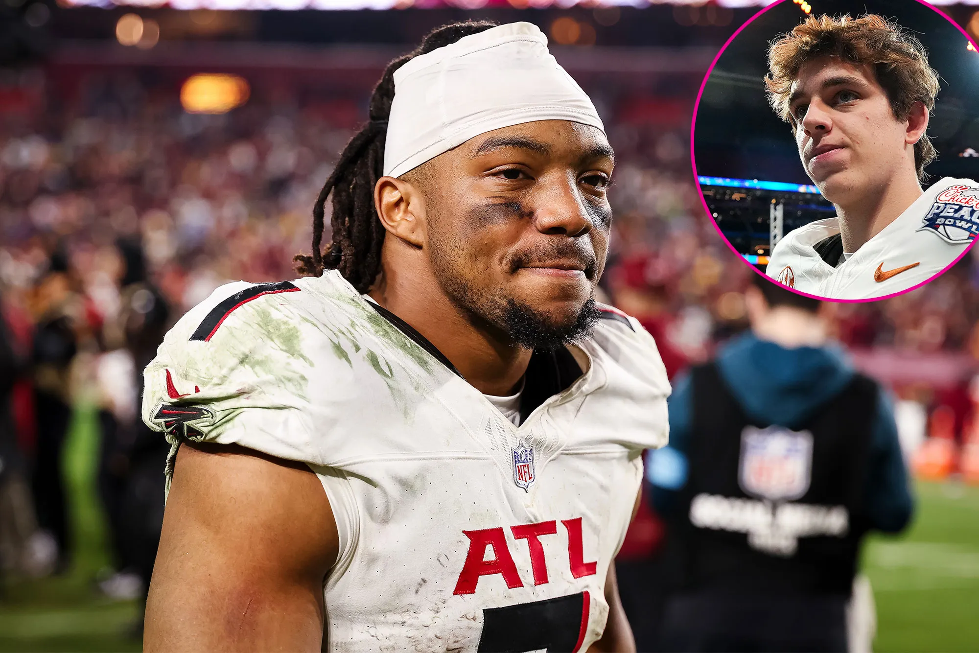 Promo Falcons RB Bijan Robinson Talks Arch Manning Texas Championship Hopes