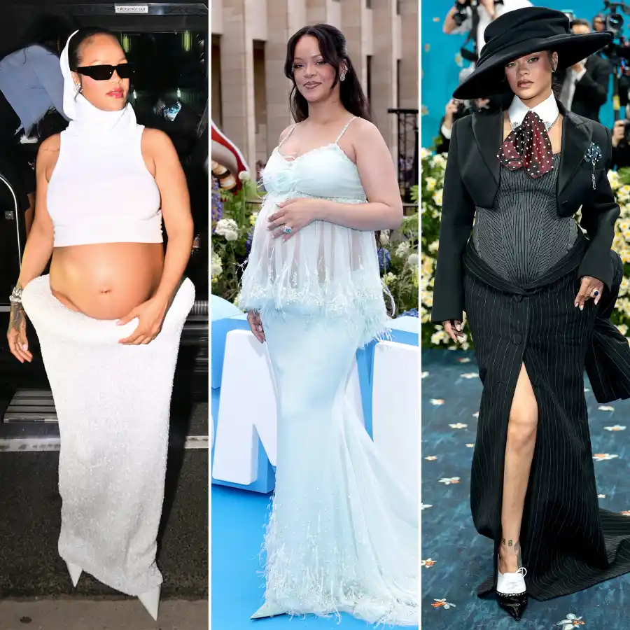 Rihanna s Best Pregnancy Style Moments While Expecting Baby No 3