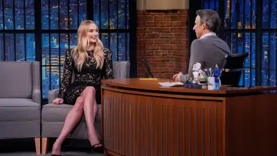 Sophie Turner Late Night with Seth Meyers
