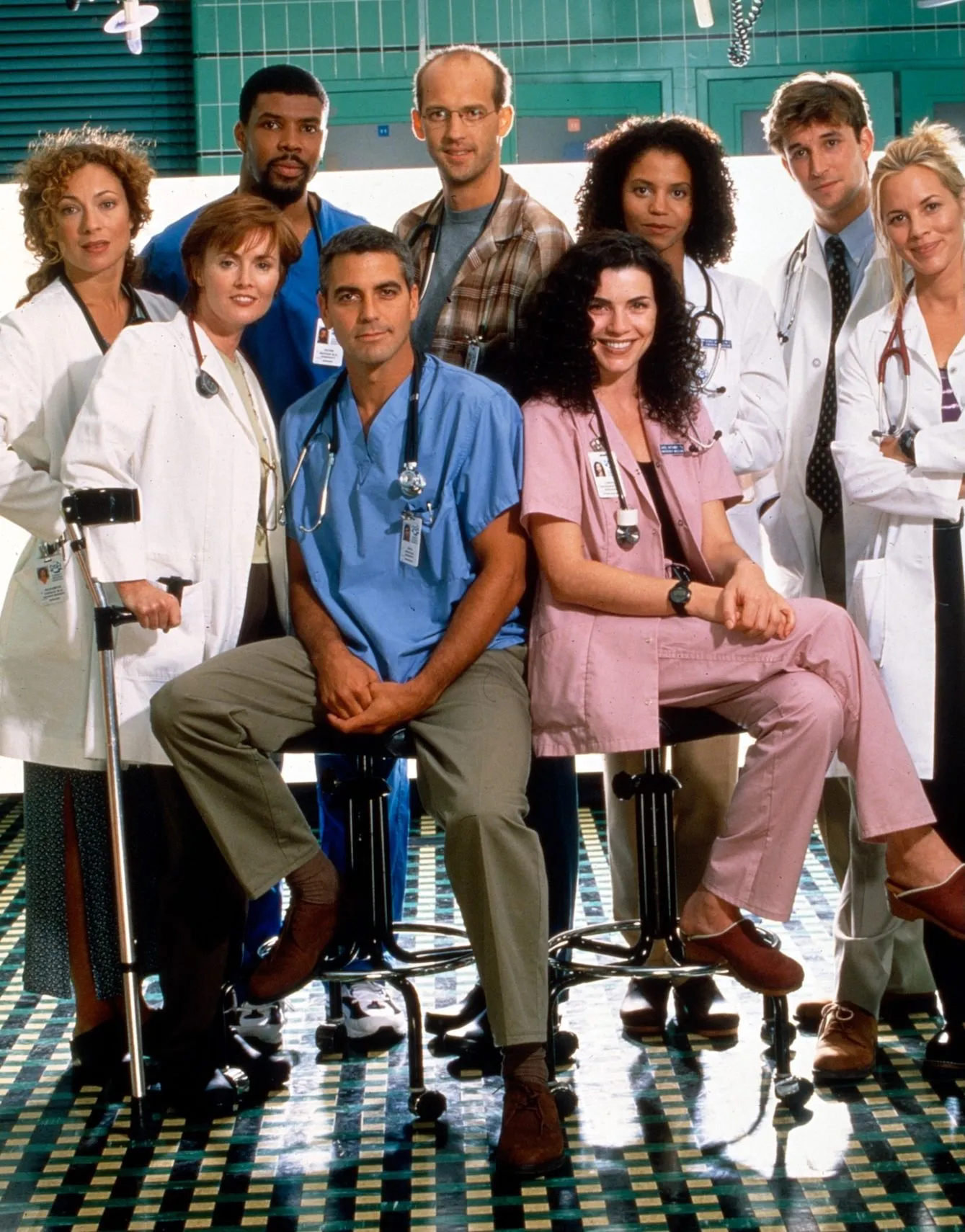 TSDERERNB051 ER Producer Reveals Which Story Lines Received the Most Backlash Anthony Edwards Gloria Reueben George Clooney Noah Wyle.jpg