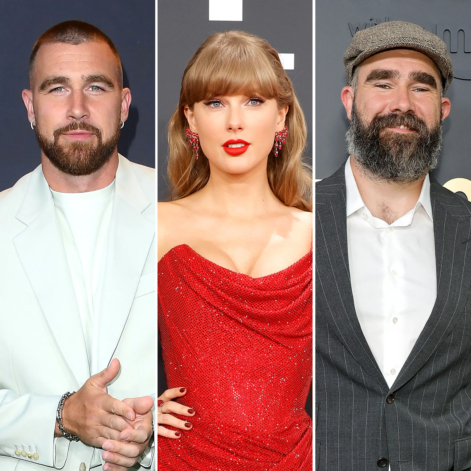 Taylor Swift Potentially Being a Guest on New Heights Podcast Travis Kelce Jason Kelce