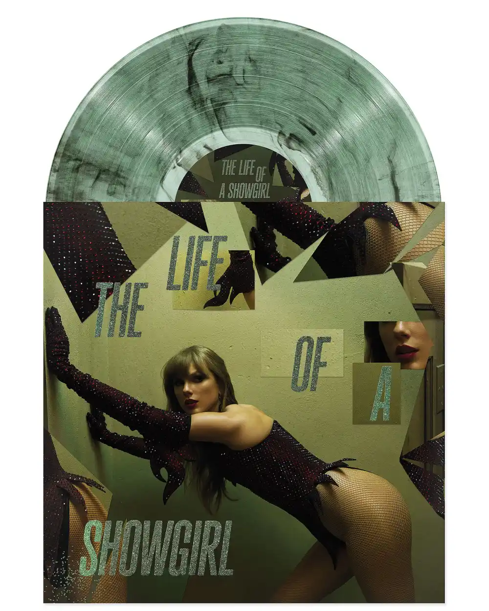 Taylor Swift The Life of a Showgirl The Shiny Bug Green With Disc