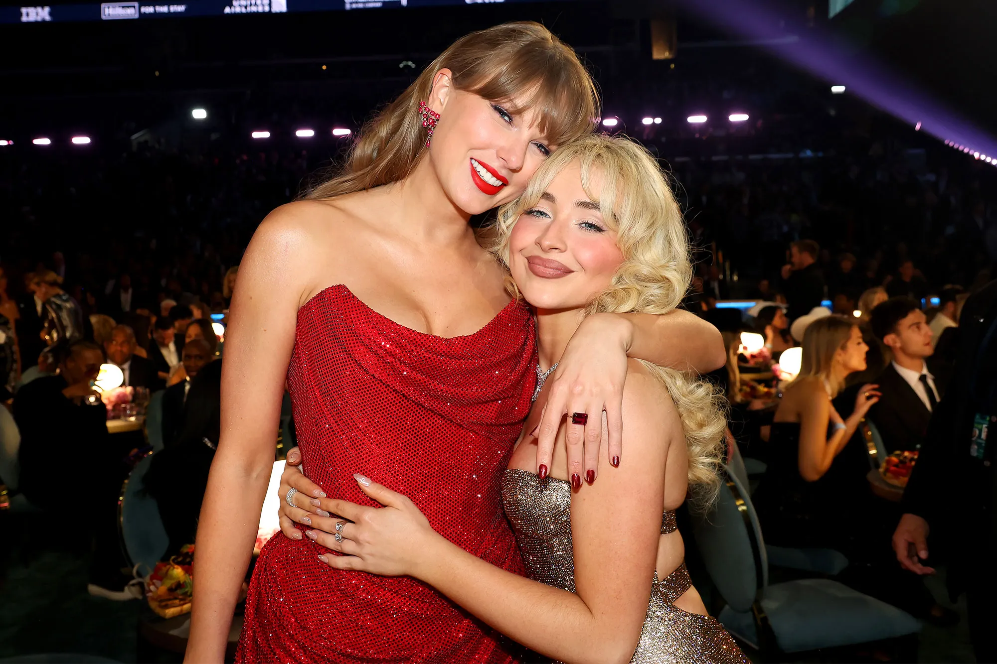 Taylor Swift and Sabrina Carpenter 67th Annual GRAMMY Awards