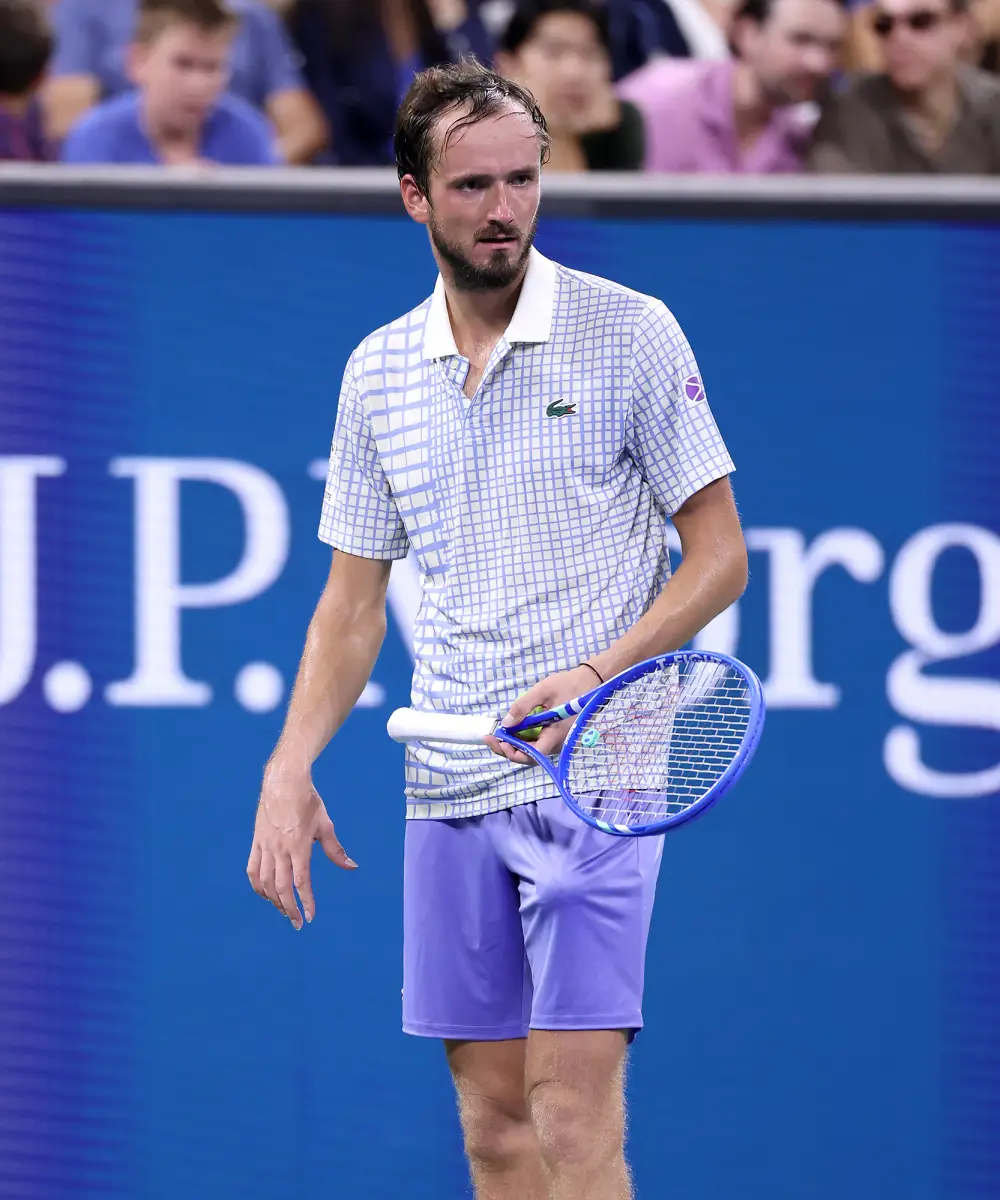 FEATURE Tennis Star Daniil Medvedev Smashes Racket in 2025 US Open Meltdown