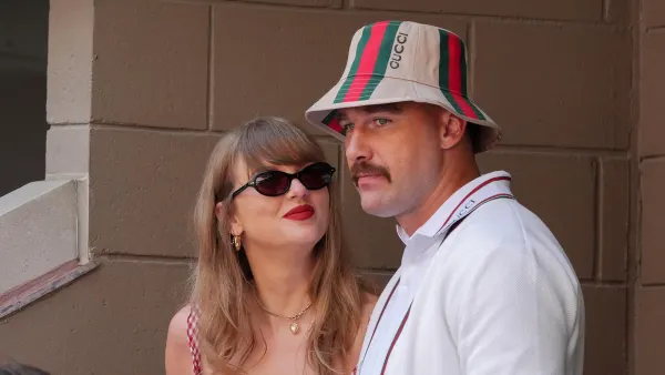 Travis Kelce Is the Ultimate Supportive Boyfriend in Taylor Swift Merch During Chiefs Training Camp 2170226233