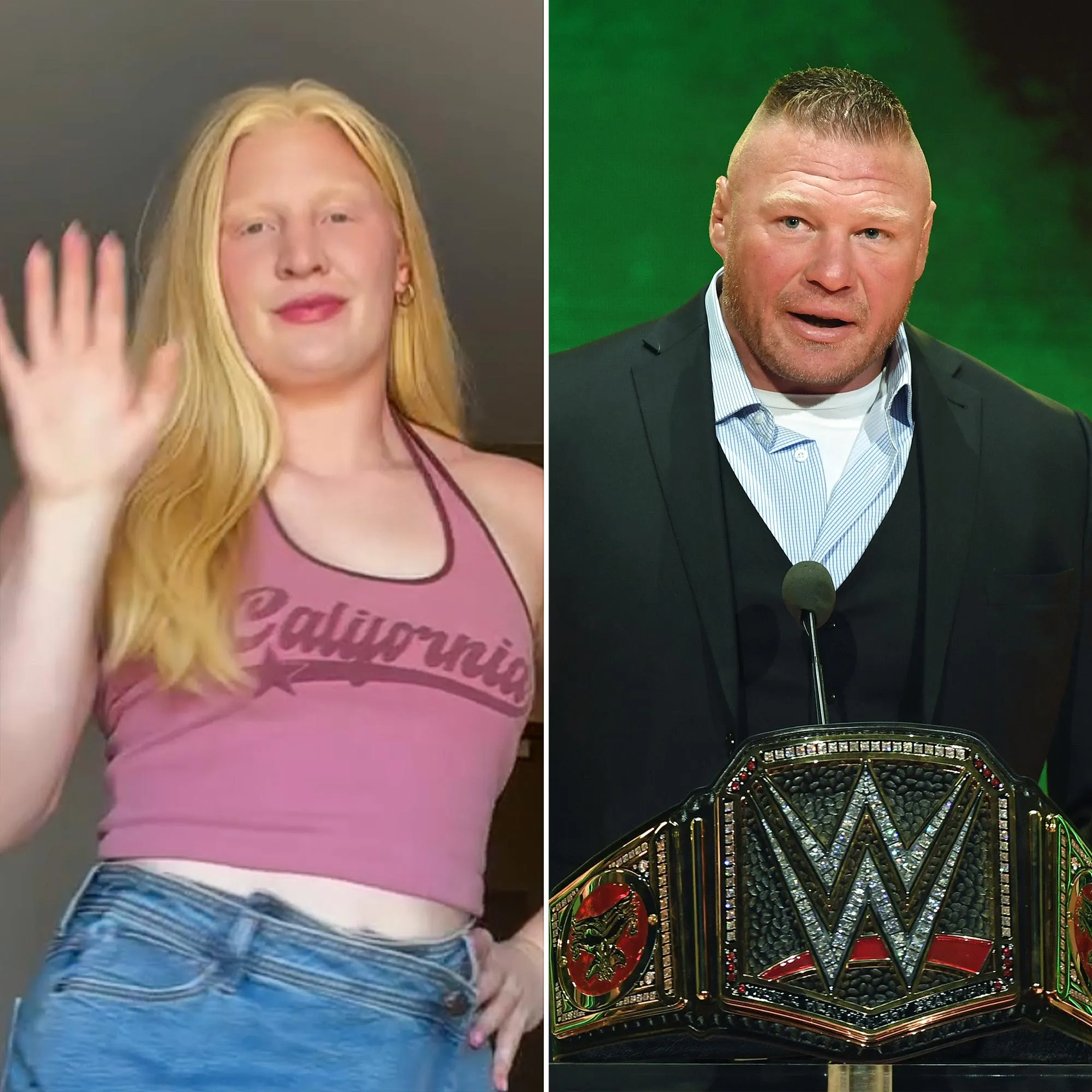 WWE Star Brock Lesnar s Daughter Shuts Down Body Shamers While Flaunting Biceps in a Crop Top and Skort 002