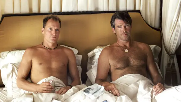 Woody Harrelson and Pierce Brosnan in After the Sunset