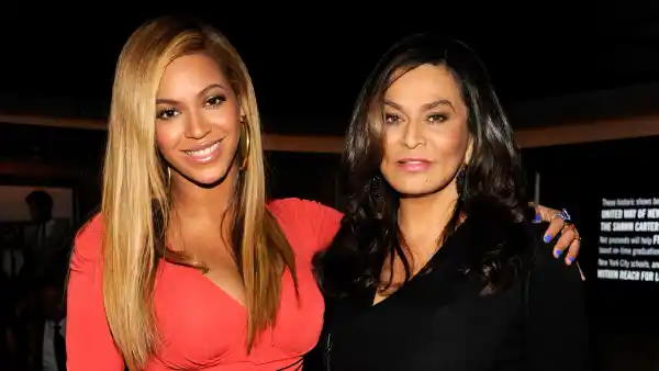 Tina Knowles and Beyonce