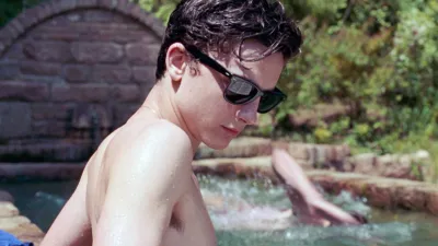 Timothee Chalamet in Call Me by Your Name