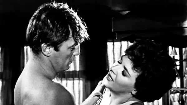 Robert Mitchum and Polly Bergen in Cape Fear