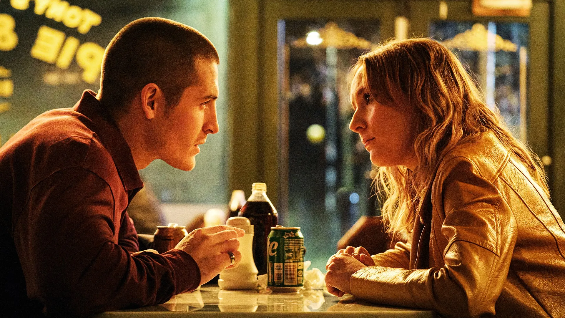 Kieron Moore and Rose Ayling-Ellis in Code of Silence