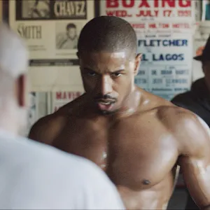 Michael B. Jordan and Slyvester Stallone in Creed