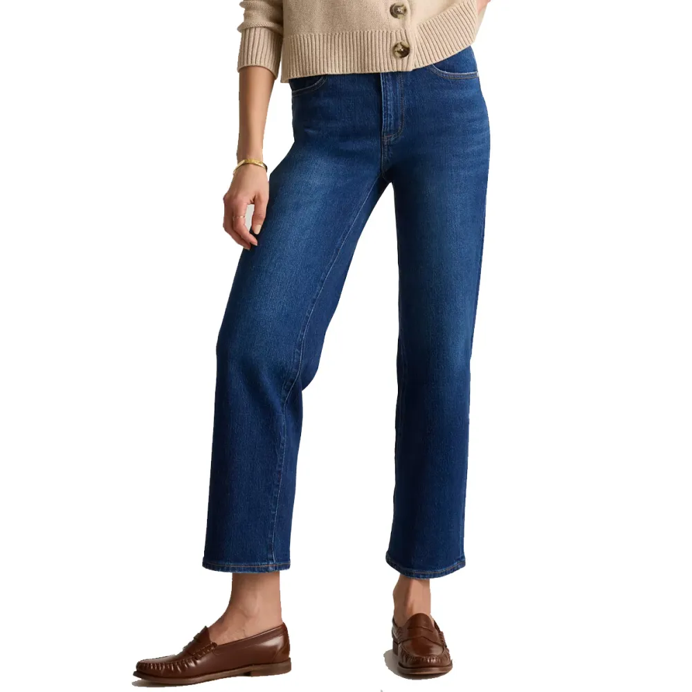 Bella Stretch Cropped Straight Jeans