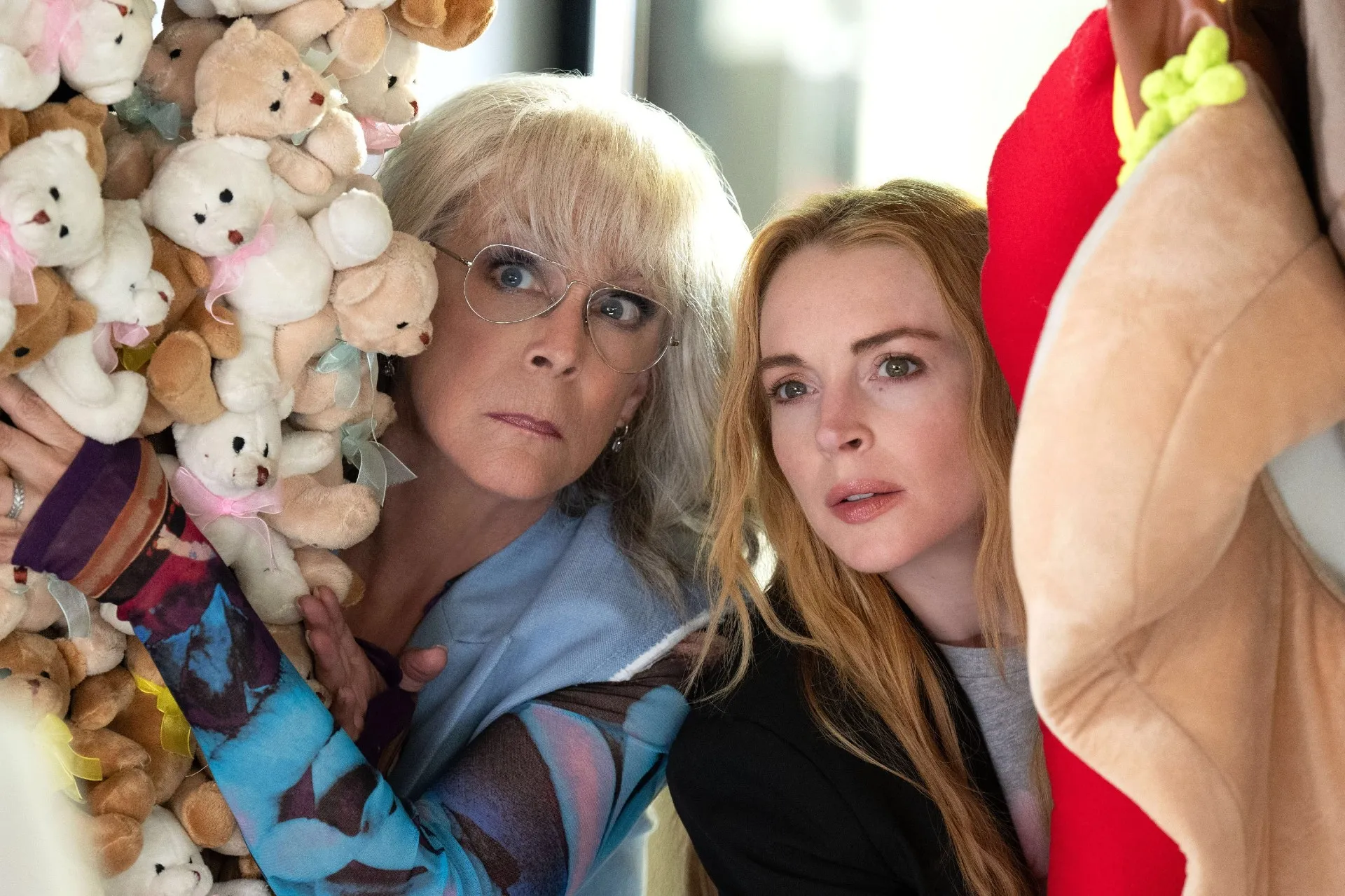 Jamie Lee Curtis and Lindsay Lohan in Freakier Friday