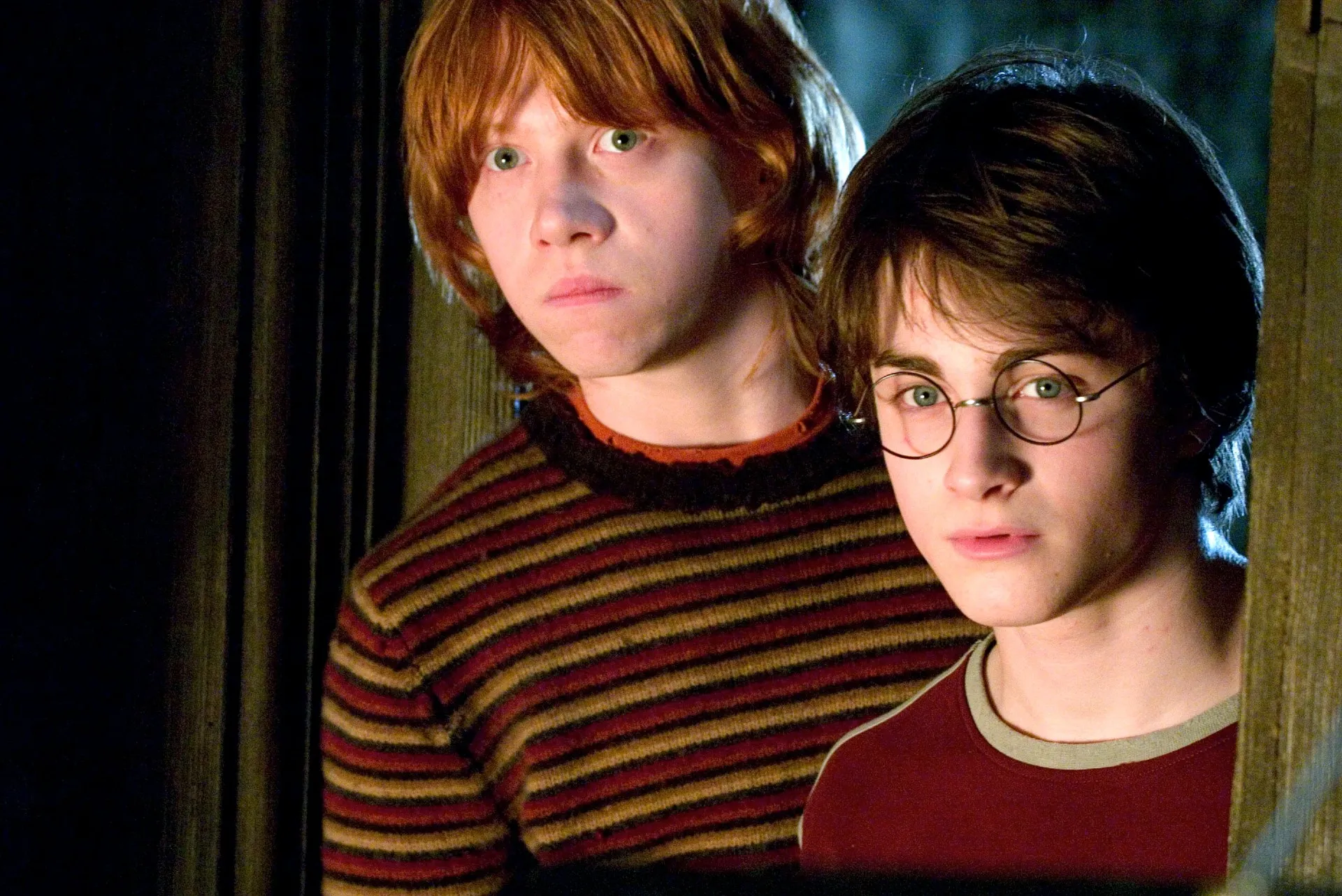 Rupert Grint, Daniel Radcliffe in Harry Potter and the Goblet of Fire