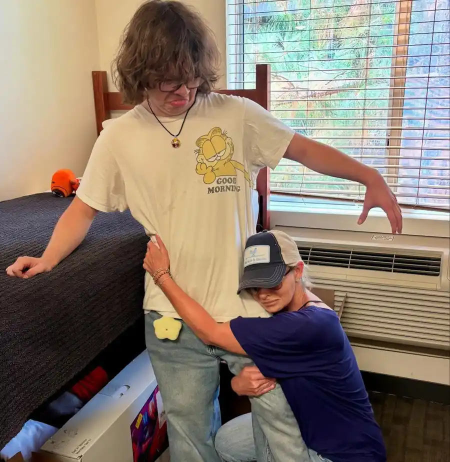 Look Inside Jaime Pressly's Son Dezi's Dorm Room as She Drops Him Off for College