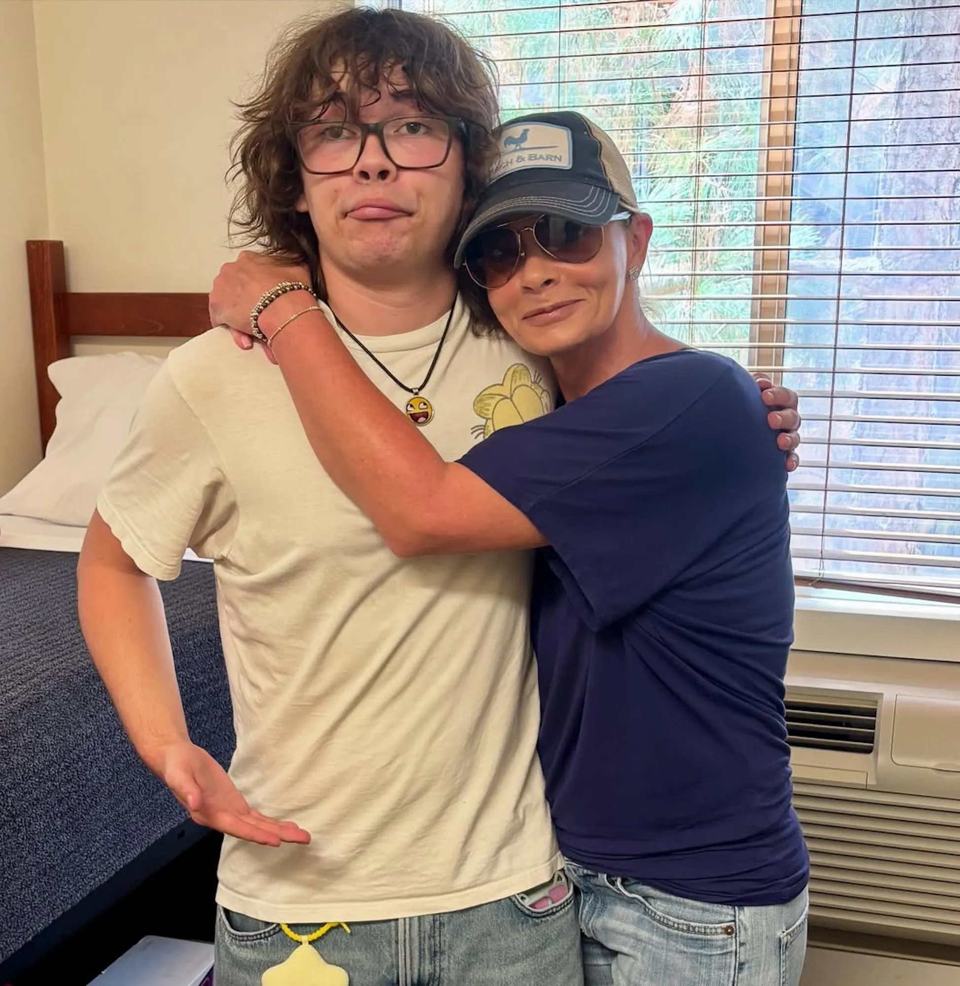 Look Inside Jaime Pressly's Son Dezi's Dorm Room as She Drops Him Off for College