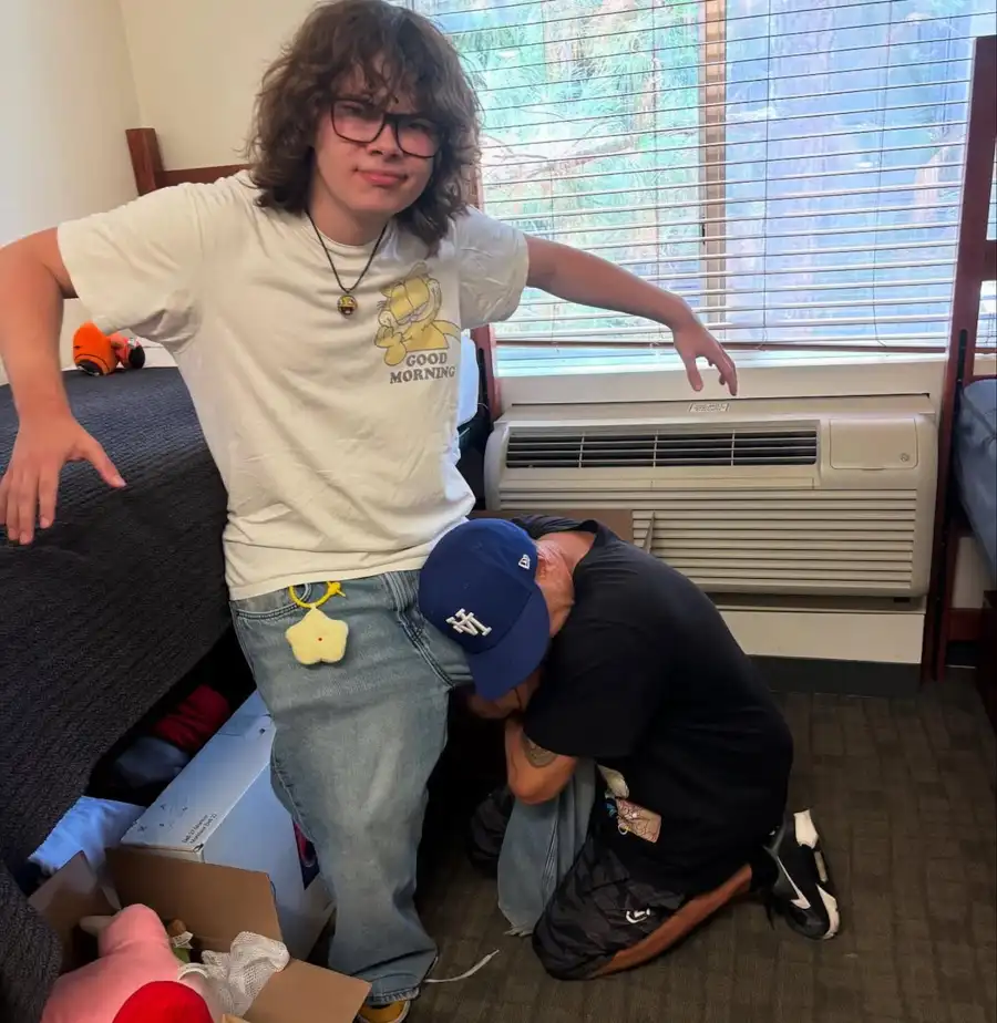 Look Inside Jaime Pressly's Son Dezi's Dorm Room as She Drops Him Off for College