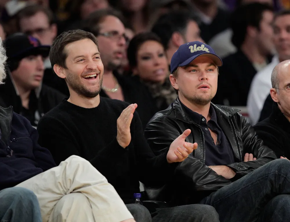 Tobey Maguire and Leonardo DiCaprio