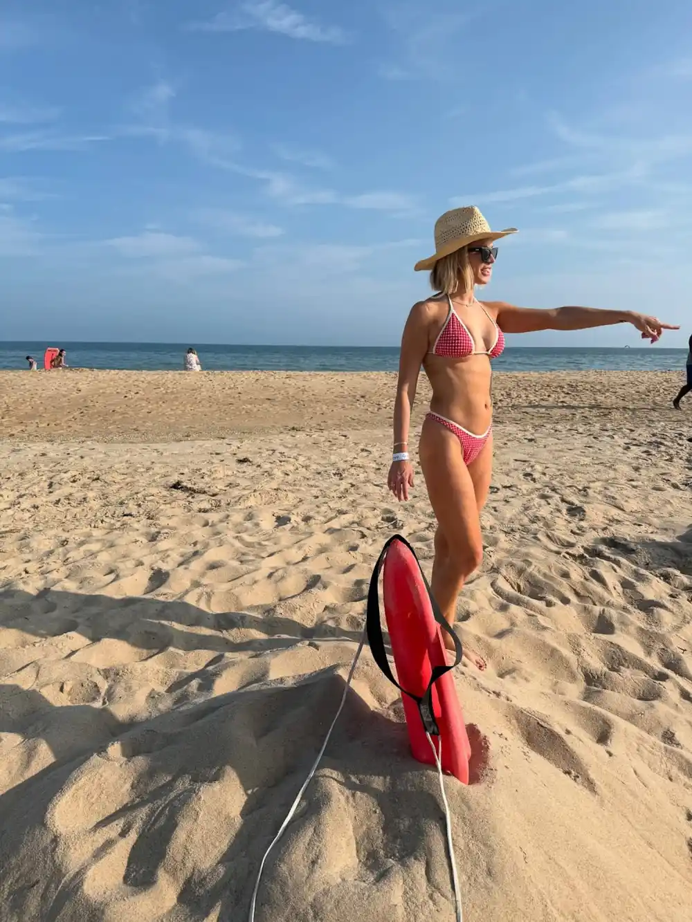 Lindsay Hubbard Is Radiant in Gingham Bikini While Showing Off Postpartum Figure in Hamptons Hotspot