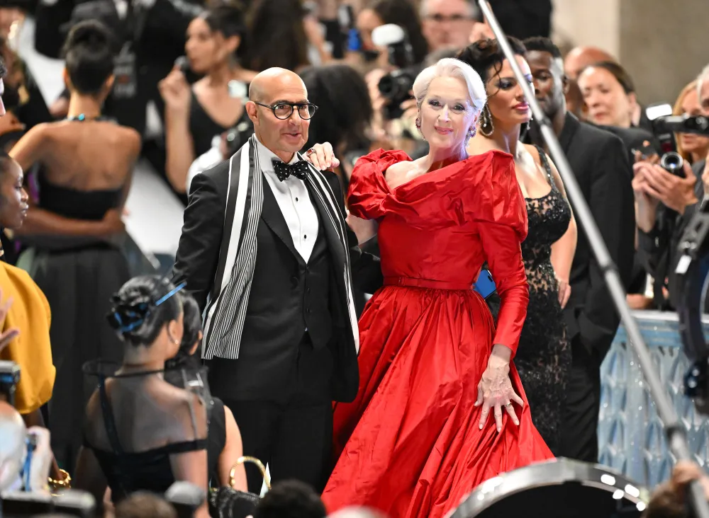Stanley Tucci and Meryl Streep