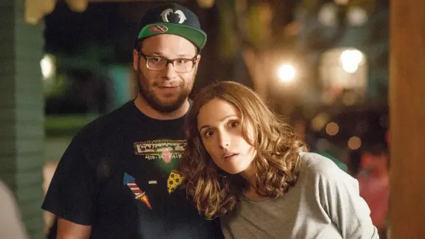 Seth Rogen and Rose Byrne in Neighbors