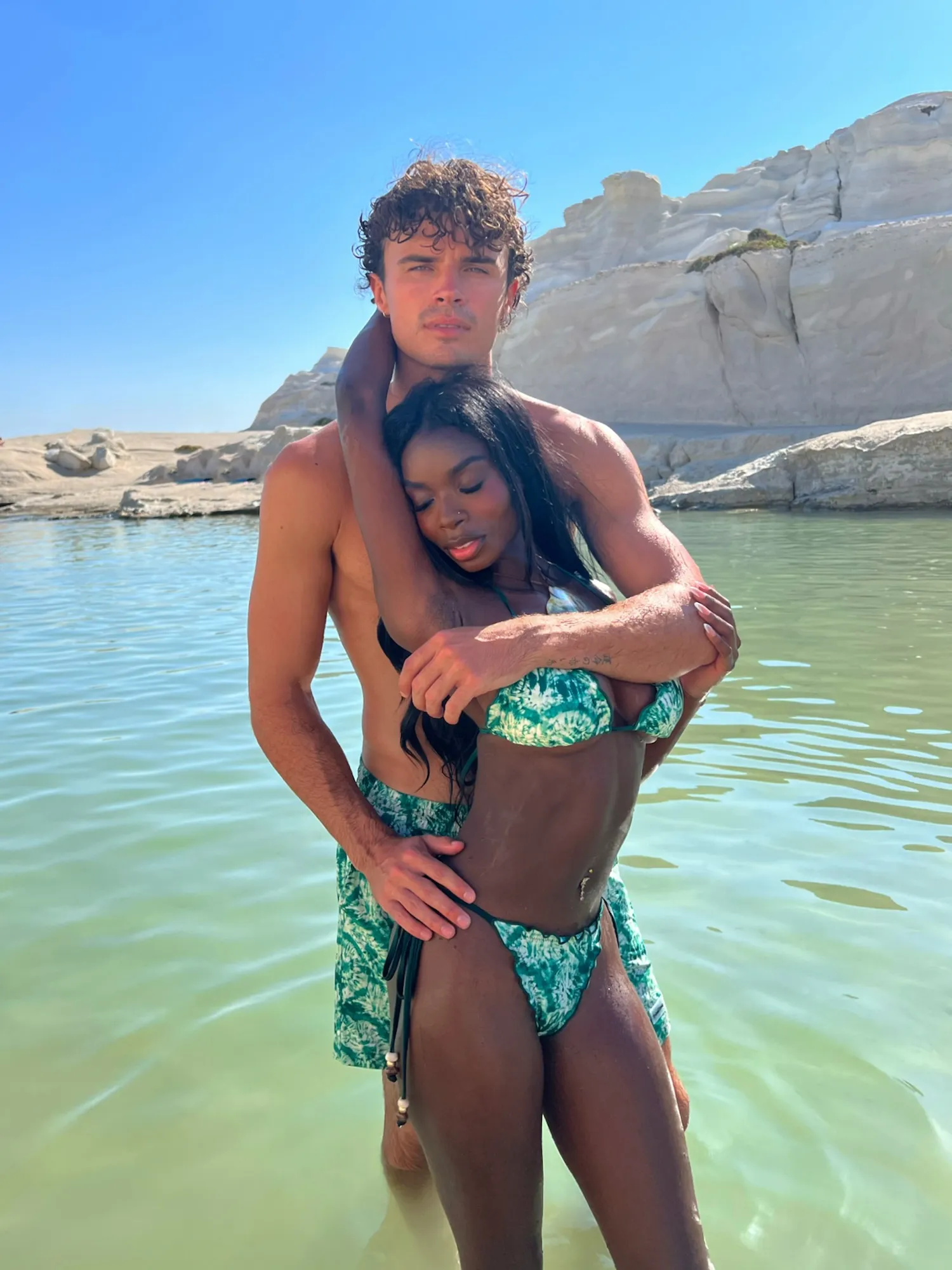 Love Island USA’s Nic and Olandria Turn Up the Heat in Sexy Swimsuit Campaign
