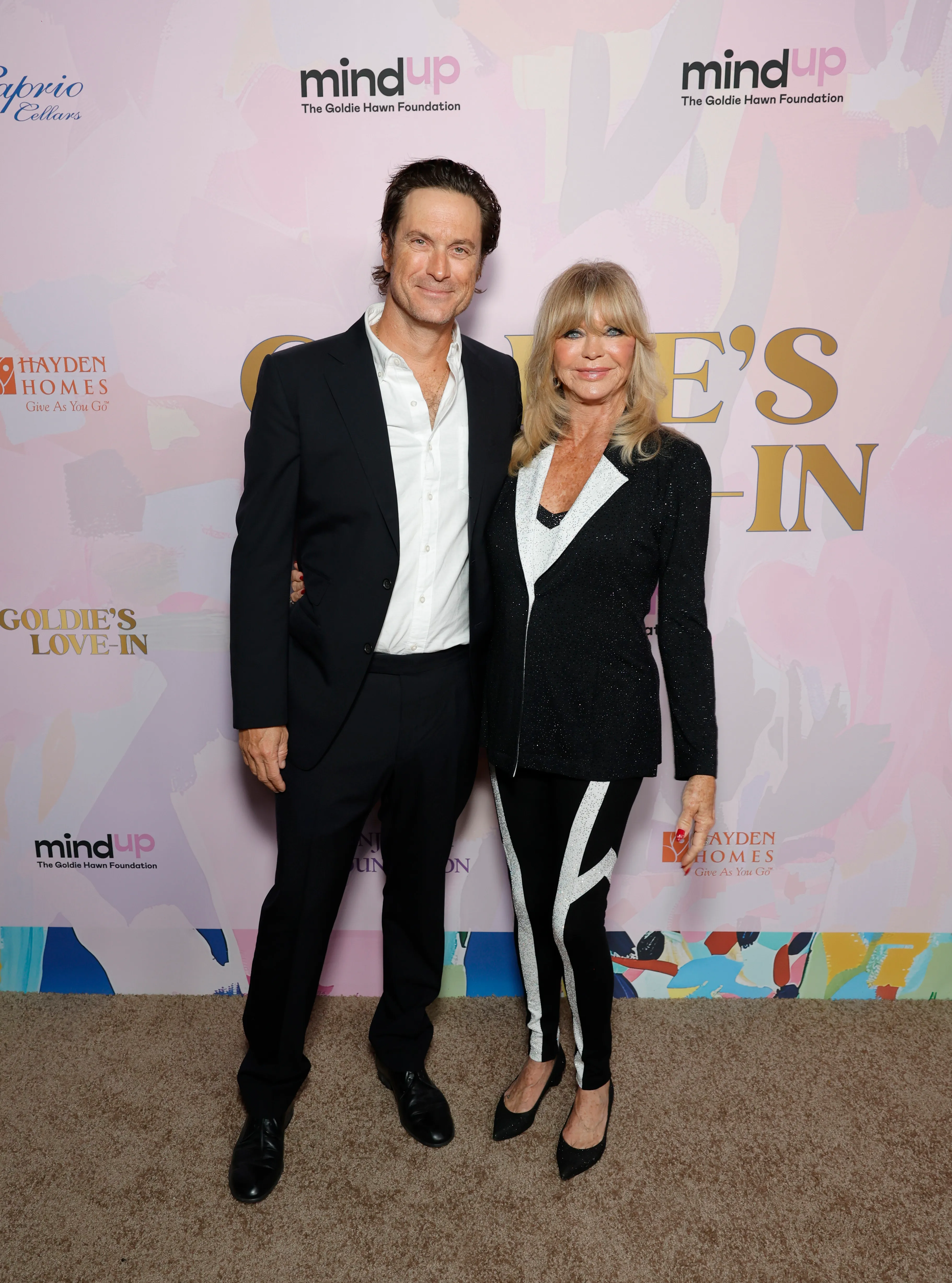 Oliver Hudson and Goldie Hawn