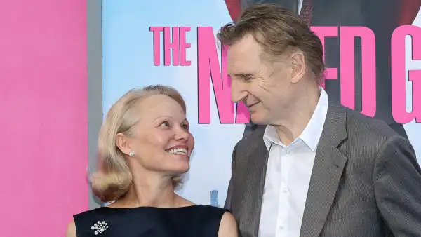 Pamela Anderson and Liam Neeson