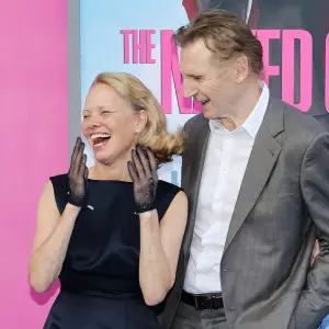 Pamela Anderson and Liam Neeson