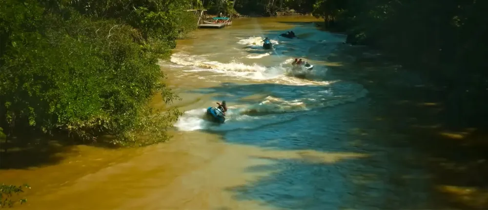 Picture of boats on a river from Rivers of Fate