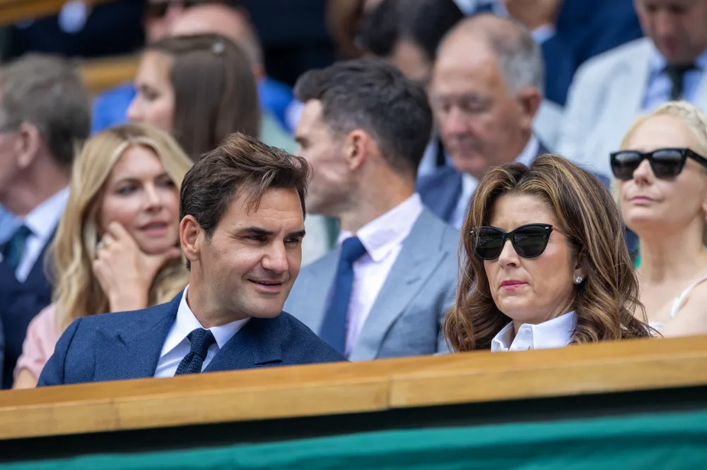 Roger and Mirka Federer
