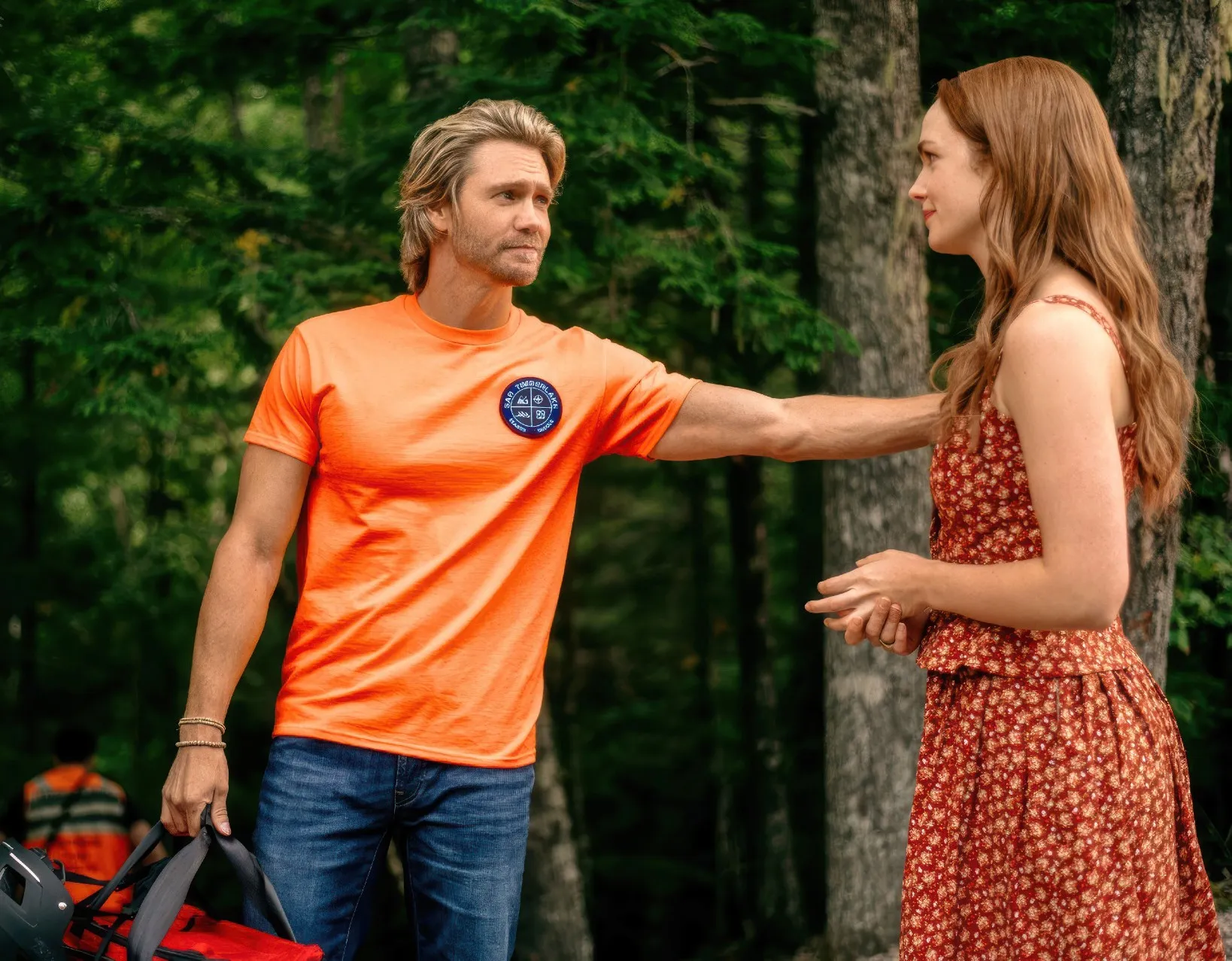 Chad Michael Murray, Morgan Kohan in Sullivan's Crossing season 3